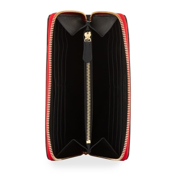 NWT McQueen Leather Zip-Around Continental Wallet - Picture 2 of 8